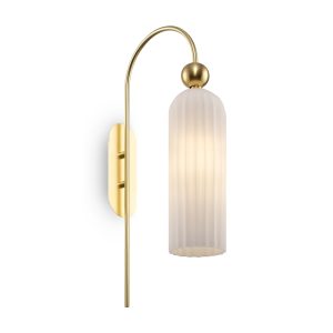 Zidna svjetiljka Antique white & gold