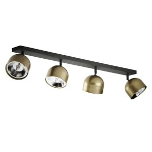 Stropna svjetiljka ALTEA BLACK GOLD 4