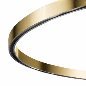 Magnetna nadgradna tračnica Flarity Ø650 mm – mesing